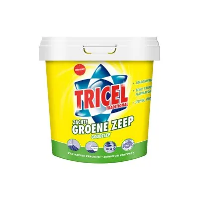 Tricel zachte groene zeep goudzeep (6x 750gr)