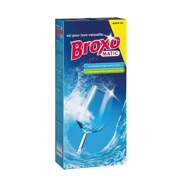 Sel pour lave-vaisselle Broxomatic (12x 1kg) - Grossiste