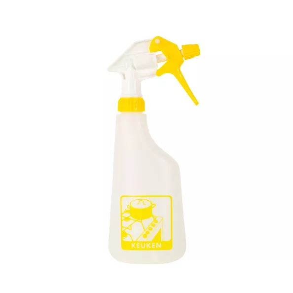 Flacon pulvérisateur complet cuisine jaune (600ml) - Grossiste