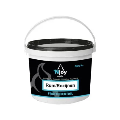 NJOY Rum/Rozijnen Fruitcocktail (1kg)