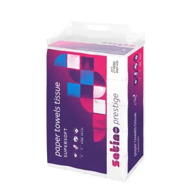 Satino prestige 2 laags papieren handdoekjes 24 x 23 cm (4000 stuks)