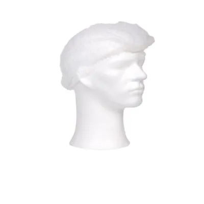 Haarnetje wokkel wit 52 cm (1000 stuks)