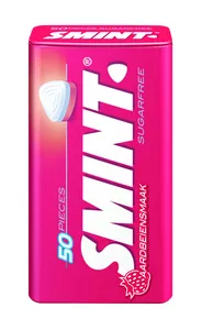 Smint XL tin aardbei (12x 50 stuks)
