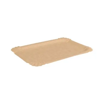 Biodore schaal karton kraft (13x20cm) (100 stuks)