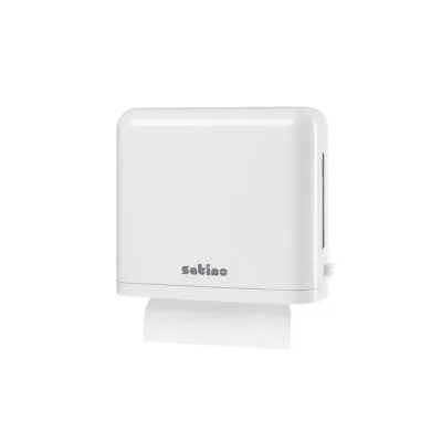 Satino PT2 handdoekdispenser interfolded small wit 331030