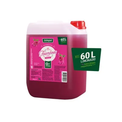 Slimpie limonade framboos (5 liter)