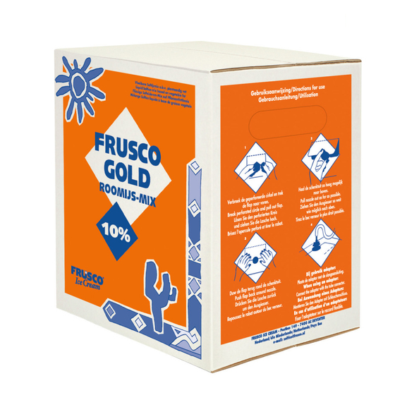Frusco ice cream mix liquid gold 10 (10 liters) Wholesale Compliment.nl