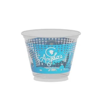 Frusco sorbetbeker klein bedrukt (50x 200cc)