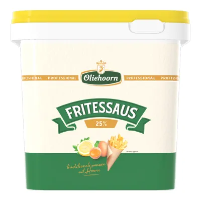 Oliehoorn Fritessaus 25% (2,5 liter)