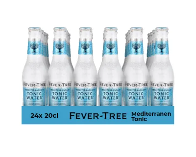 Fever tree mediterranen tonic water flesje (24x 20cl)