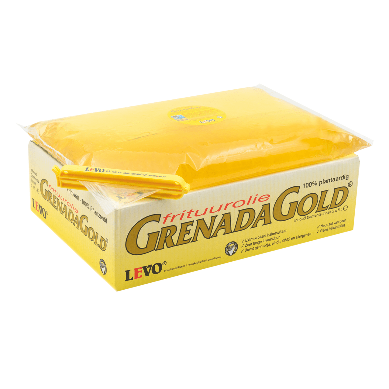 Grenada Gold Frituurolie Packzak (2x 5 liter) - Groothandel