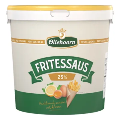Oliehoorn Fritessaus 25% (10 liter)