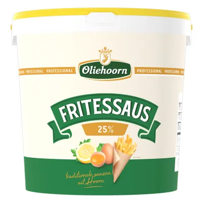 Oliehoorn Fritessaus 25% (10 liter)