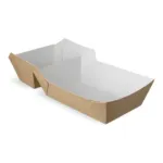 Pommesschale A22 kraft/weiß BIO (A9+Sauce)(400 Stück)