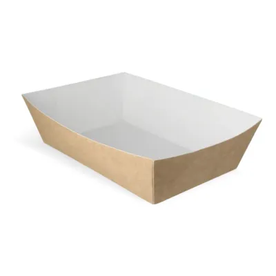 Frietbakje A50 Kraft/Wit BIO (400 stuks)