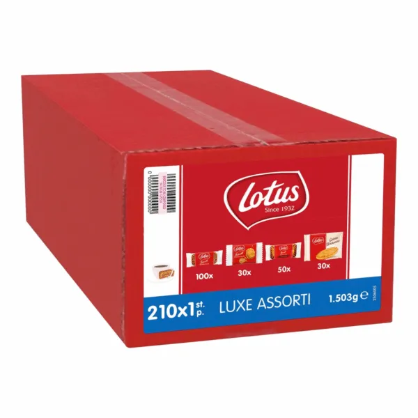 Lotus Luxe Assorti Koekjes Per Stuk Verpakt (210 stuks)