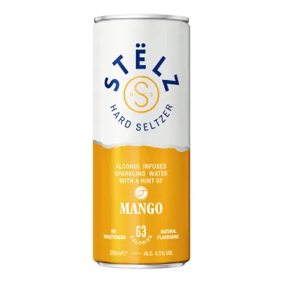 Stelz Hard Seltzer Mango Blik (12x 25cl)