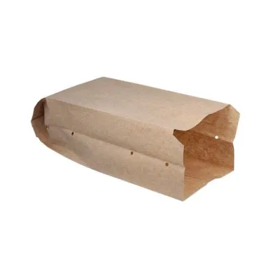 Snackzak geperforeerd kraft nr.25 BIO (0.5 pond)(1600 stuks)