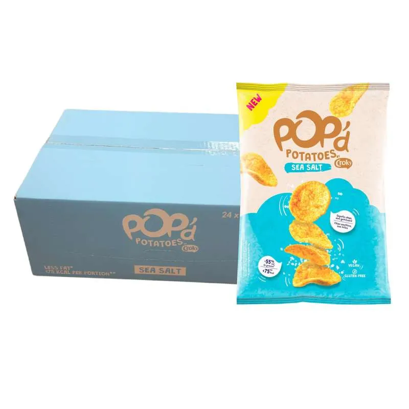 Croky Pop’d Potatoes Sea Salt (24x 17gr)