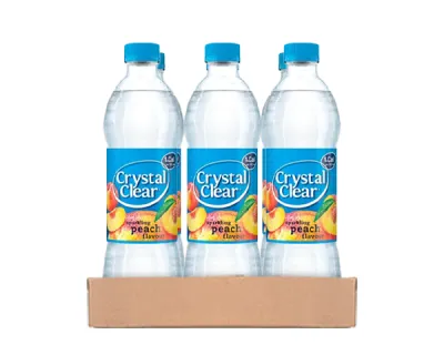 Crystal Clear Peach PET (6x 50cl)