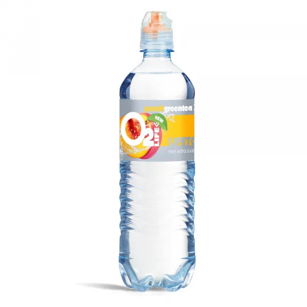 O2life Peach Green Tea PET (6x 750ml)