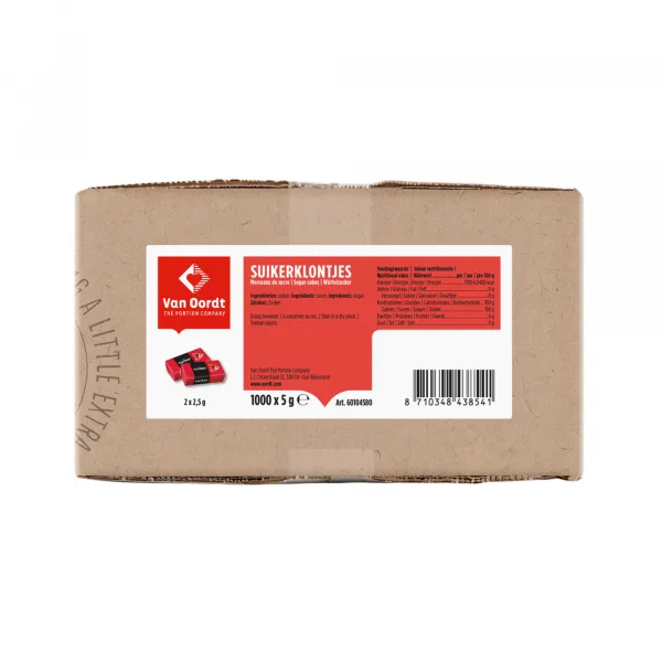 Van Oordt Suikerklontjes Verpakt (1000x 2gr)
