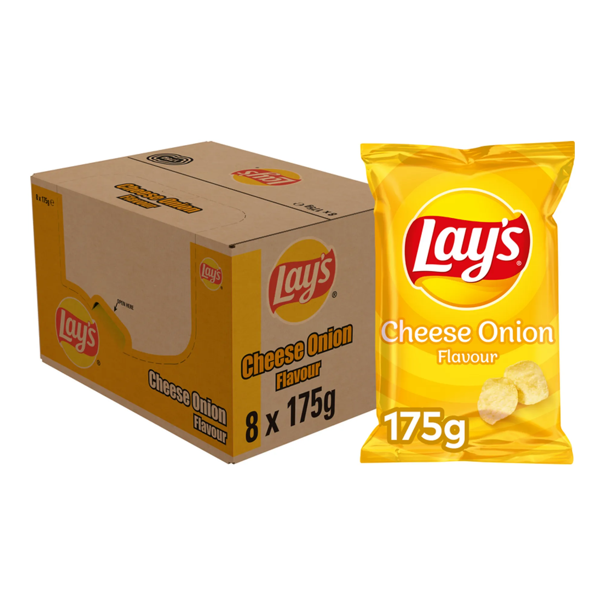 Lay's Chips Cheese Onion (8x 175gr)