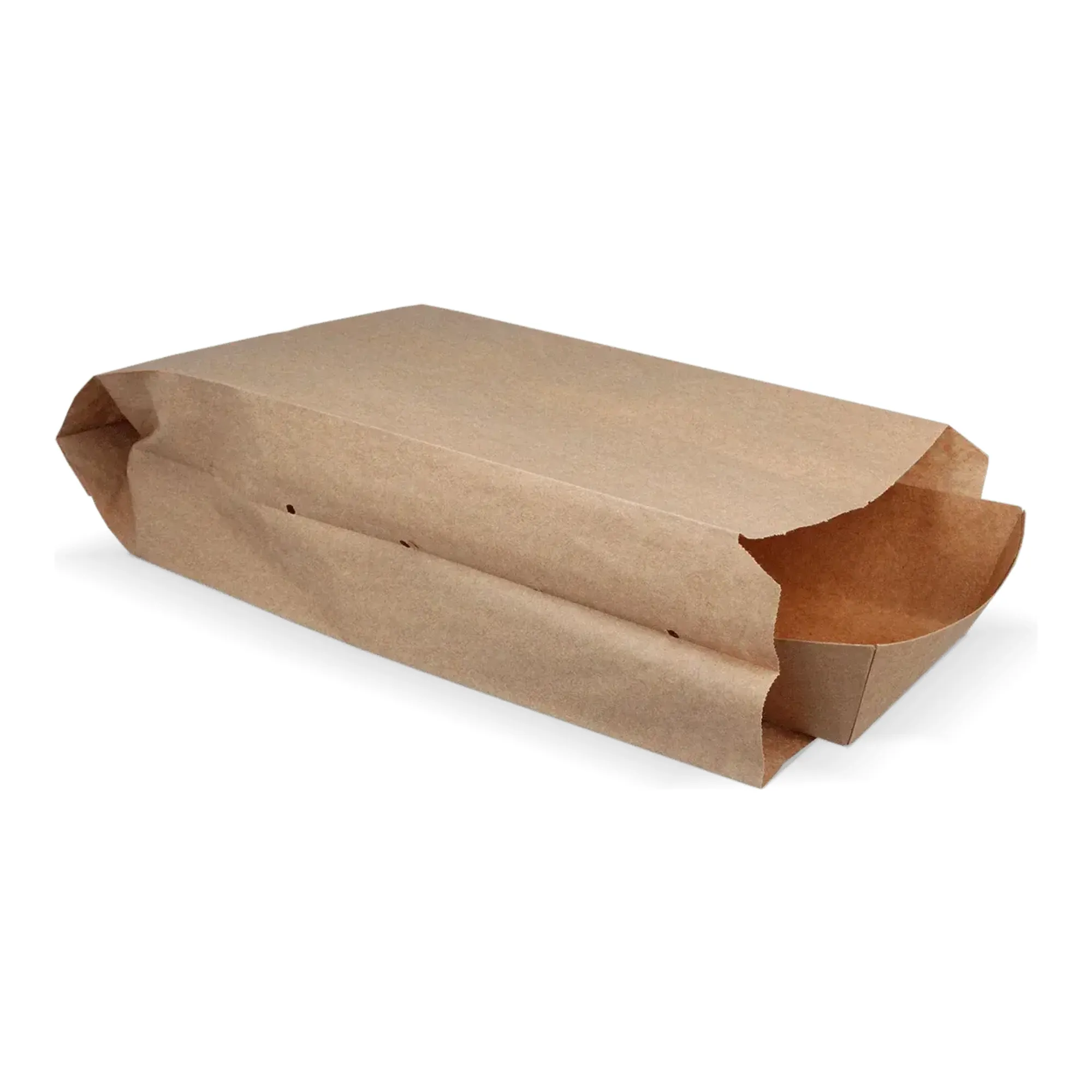 Snackzak Geperforeerd Kraft nr.27 BIO (1 pond)(1200 stuks)