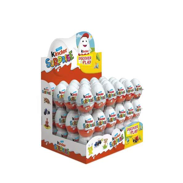 Oeufs Kinder Surprise (72 pièces) - Grossiste