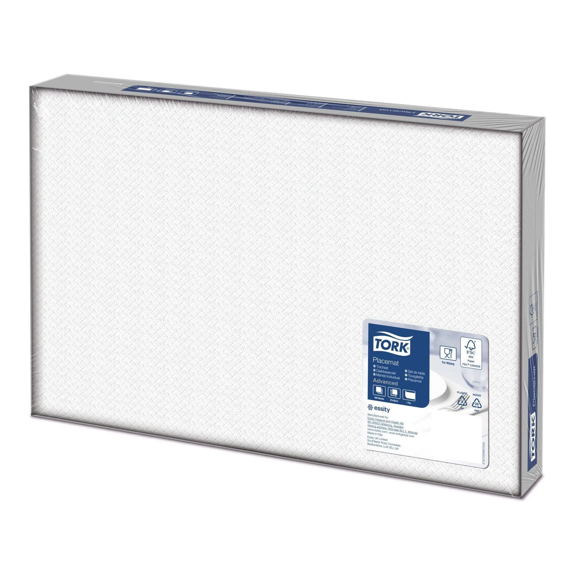 Tork Placemat Wit 27x 42cm (500 stuks)