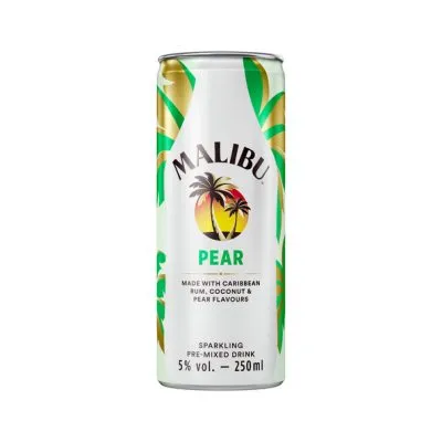 Malibu & pears blik (12x 25cl)