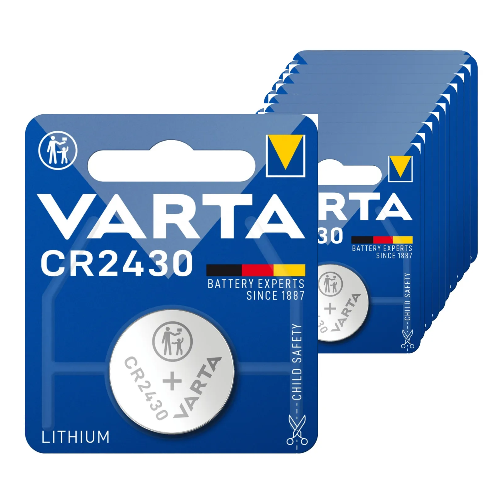 Varta CR2430 Lithium Knoopcel Batterij (10 stuks)