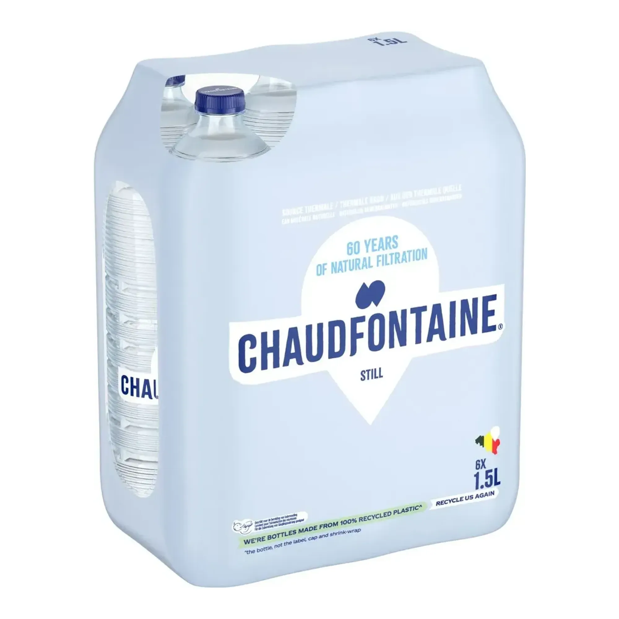 Chaudfontaine Still Blauw Pet (6x 1,5 liter)