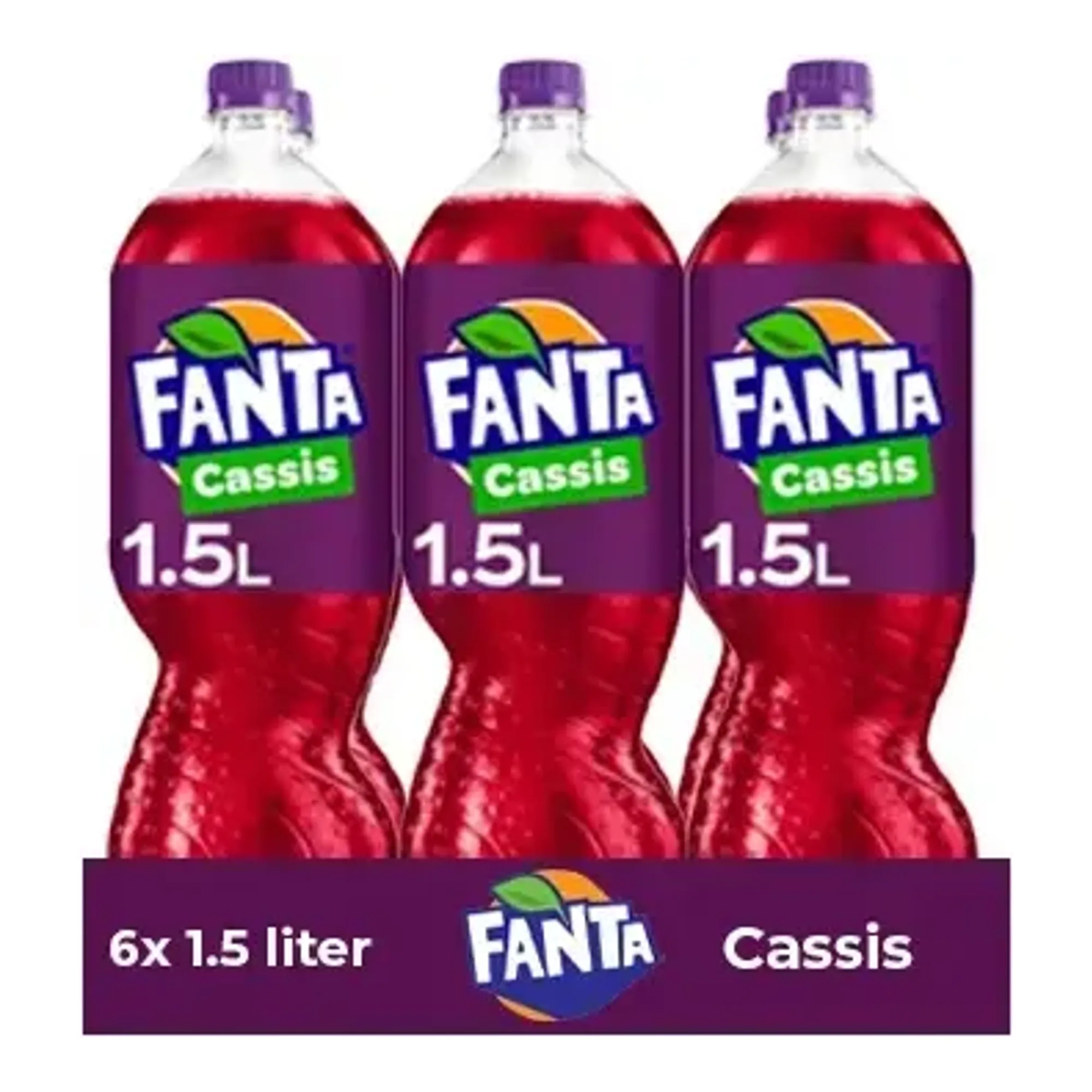 Fanta Cassis Pet Fles (6x 1,5 liter)