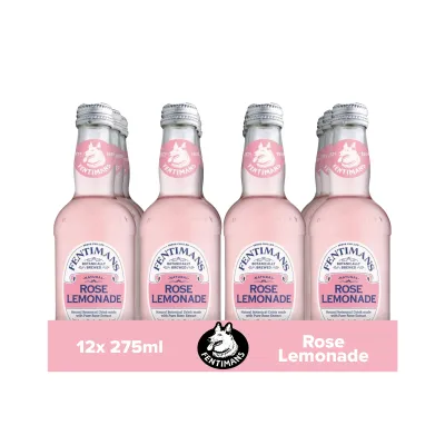 Fentimans Rose Lemonade Flesje (12x 275ml)