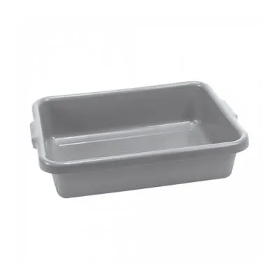 Afruimbak polypropyleen grijs