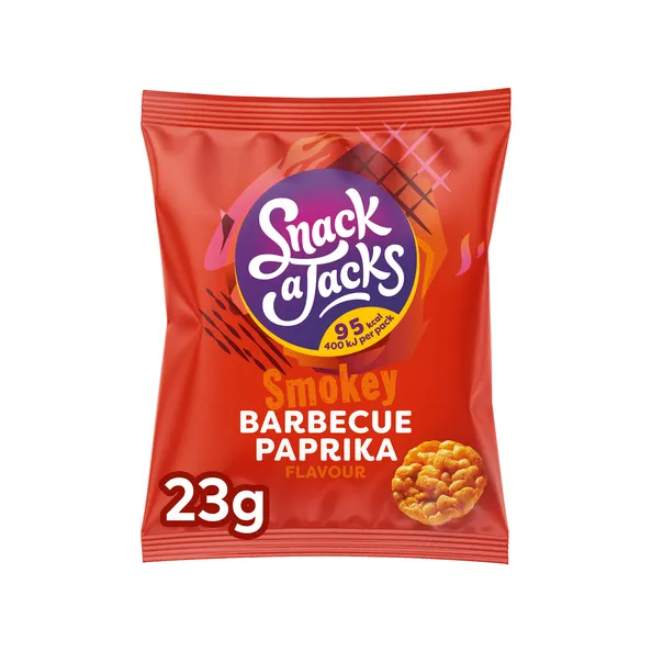 Snack a Jacks Barbecue Paprika (8x 23gr) Groothandel Compliment.nl