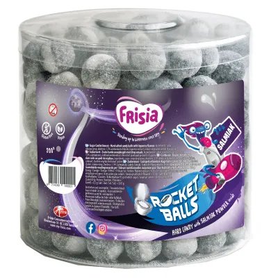 Frisia Rocket Balls Salmiak Kogels (200 stuks)