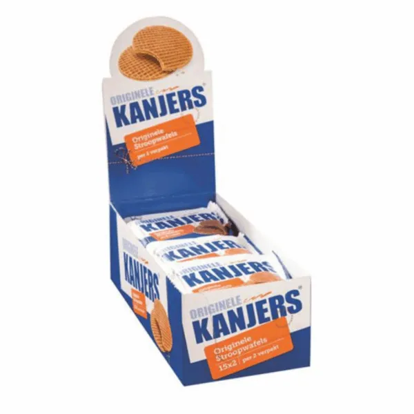 Kanjers Stroopwafels 80gr (15x 2-pack)