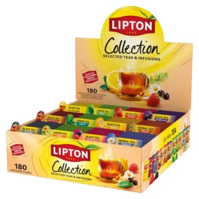Lipton Feel Good Selection Thee Variety Pack assortimentsdoos (180 stuks)