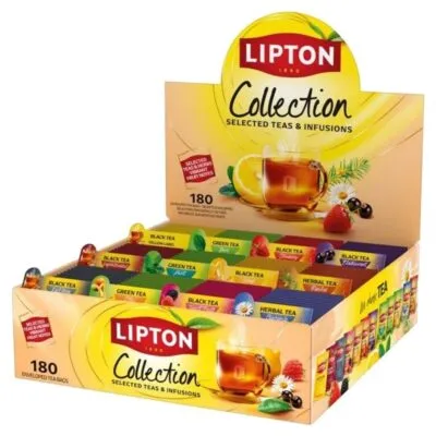 Lipton Feel Good Selection Thee Variety Pack assortimentsdoos (180 stuks)