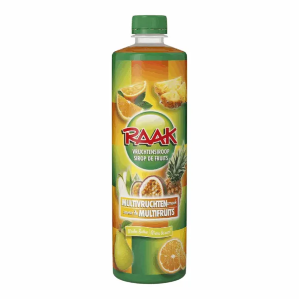 Raak Vruchtensiroop Multivruchten (6x 750ml) - Afbeelding 2