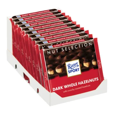 Ritter sport puur hele hazelnoten