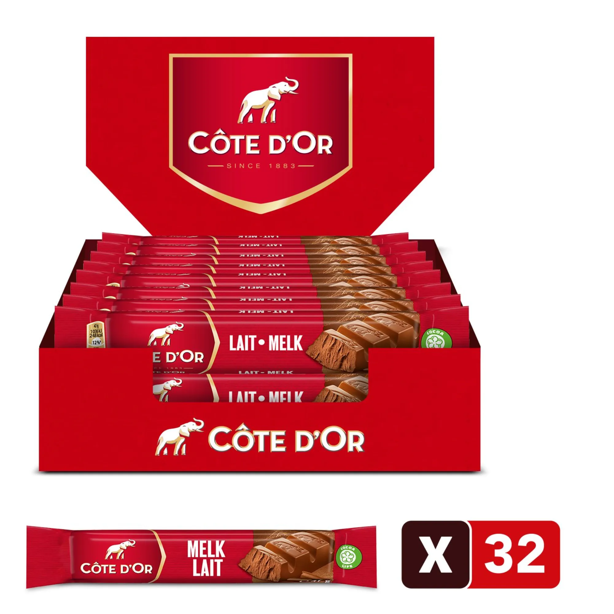 Cote D’or Reep Melk (32x 47gr)
