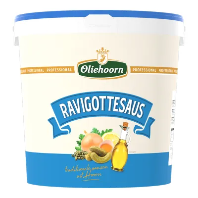Oliehoorn Ravigottesaus (10 liter)