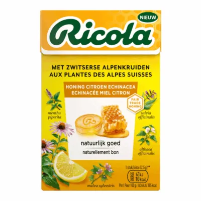 Ricola Honing Citroen Echinacea (20x 50gr)