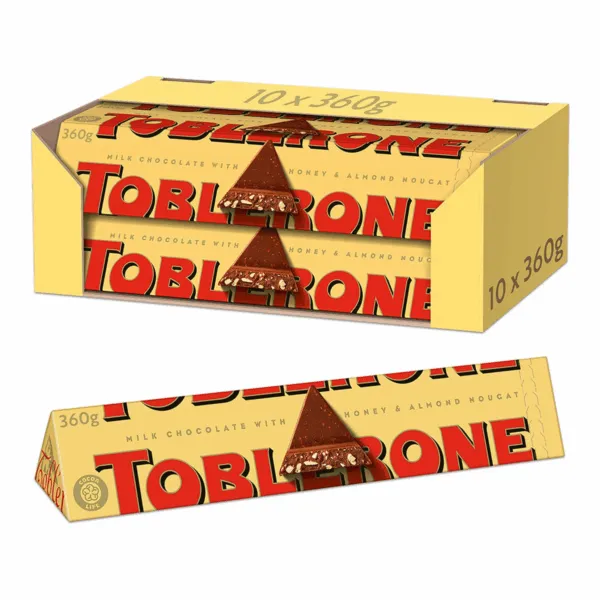 Toblerone Melkchocolade Geel (24x 35gr) - Afbeelding 2