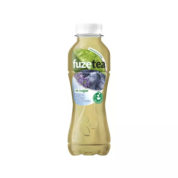 Fuze Tea Green Blueberry Lavender No Sugar (6x40cl) - Wholesale