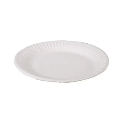 Bord Rond Wit Karton 15cm (100 stuks)