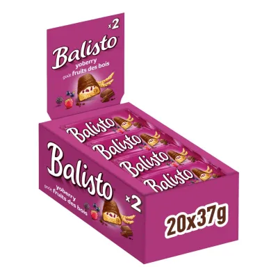 Balisto Yoghurt Fruits Paars (20x37gr)